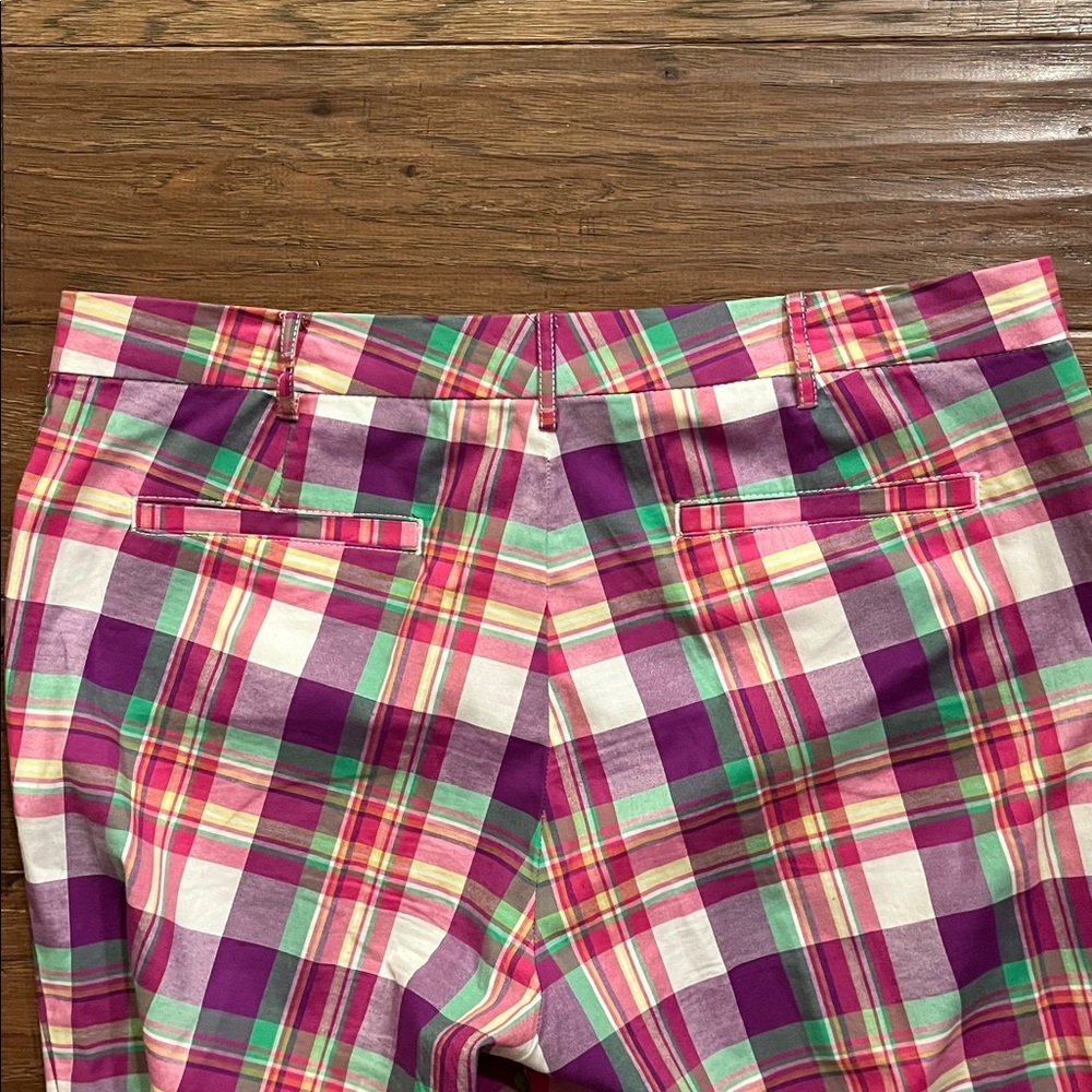 Lauren Ralph Lauren Active Plaid Bermuda Golf Shorts Size 12 - Picture 4 of 8